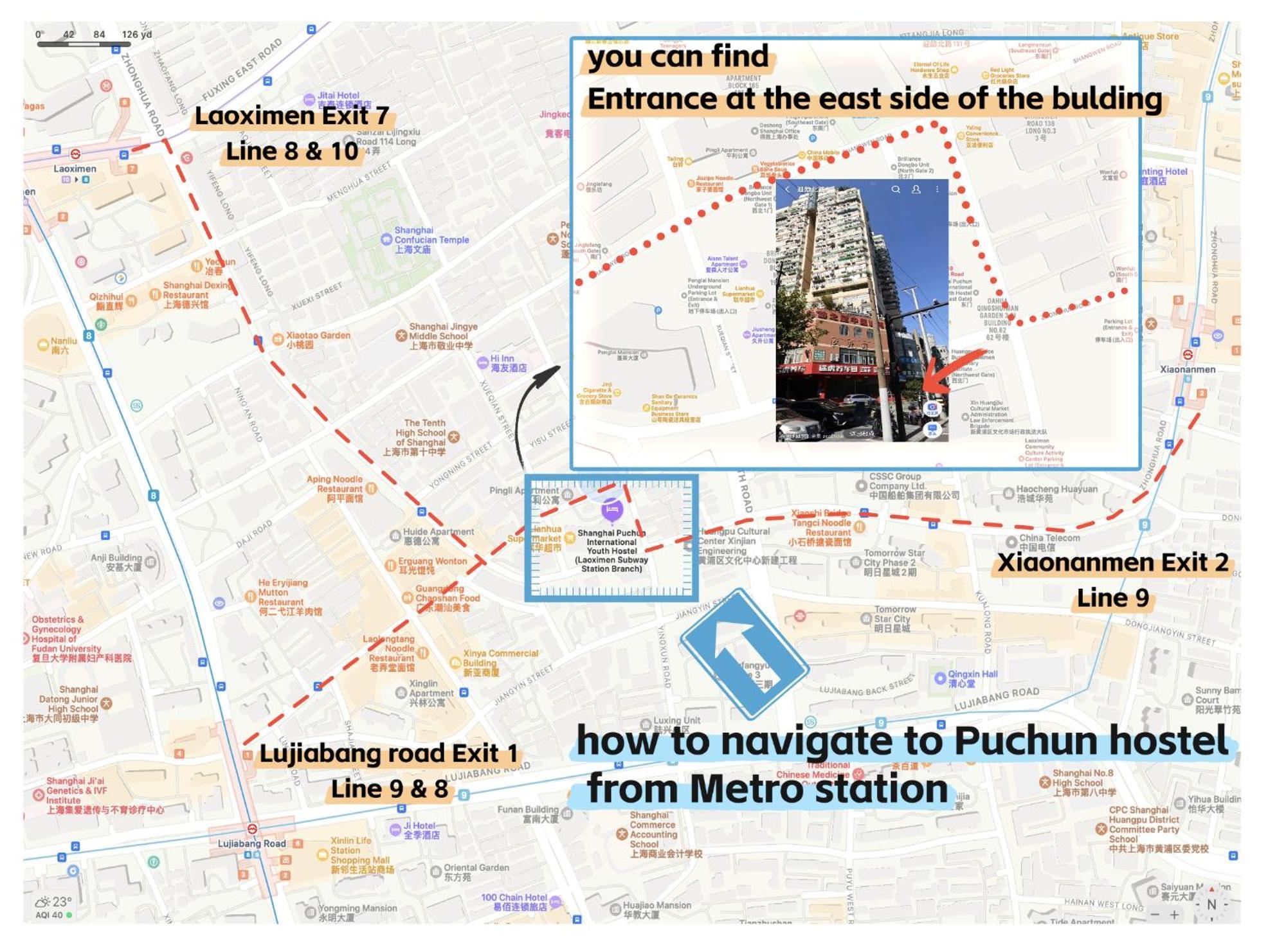 Pu Chun International Hostel -Yugarden & Old Town Shanghai Esterno foto